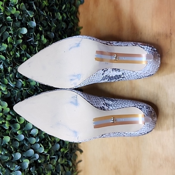 Sam Edelman 3.5" High Heels | Size: 5 Womens | Snake Skin - Picture 6 of 7